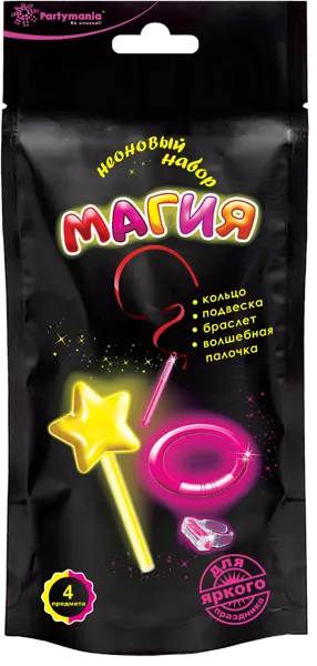 Изображение Набор неоновый Патимания магия Нингбо Мерриарт Глоу Тек п/у, 1 шт