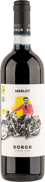 Изображение Вино красное п/сух стиль №2 Мерло делле Венеция Борга 2022 Кантине Борга с/б, 0,75 л