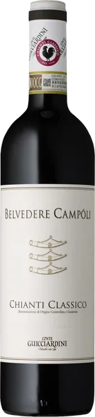 Изображение Вино красное сухое стиль №5 Санджовезе Кьянти Классико Бельведер Камполи 2020 Конте Гучиардини с/б, 0,75 л