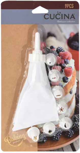 Изображение Мешок 650мл кондитерский Купман 8 насадок Купман Интернэшнл , 1 шт