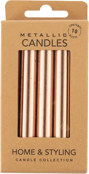 Изображение Свеча 10см Купман бронзовая металлик мини Купман Интернэшнл , 1 шт