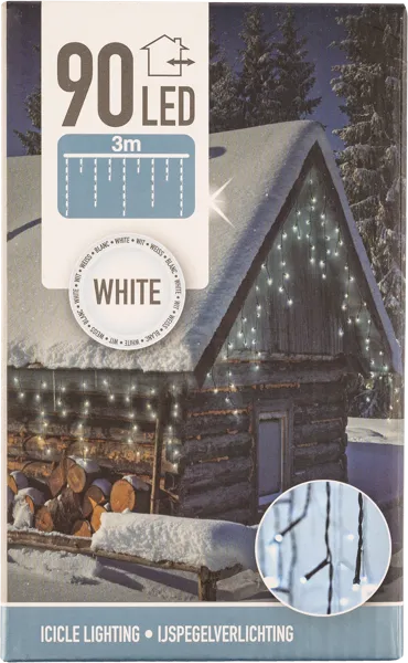 Изображение Электрогирлянда 3*0,52м Купман 90 холодных ЛЕД ламп зана Купман Интернэшнл к/у, 1 шт