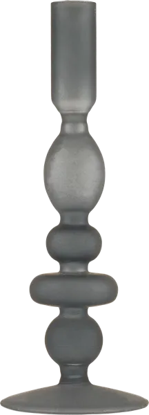 Изображение Подсвечник 22см стекло Купман светло-синий белый Купман Интернэшнл , 1 шт