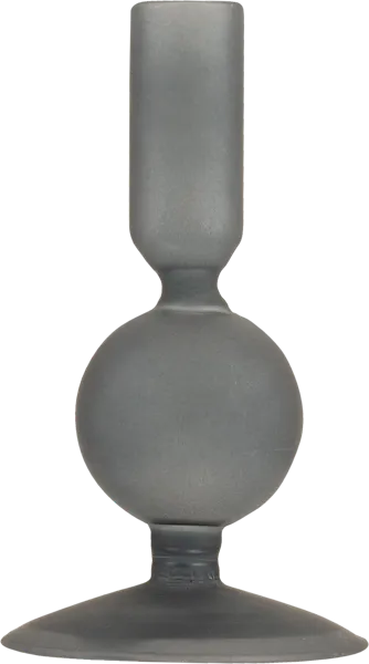 Изображение Подсвечник 14см стекло Купман темно-синий белый Купман Интернэшнл , 1 шт