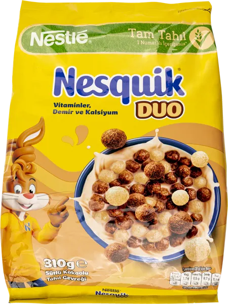 Изображение Готовый завтрак Несквик дуо шарики шоколадные Нестле м/у, 310 г