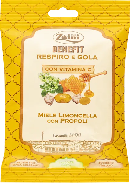 Изображение Карамель Заини имбирь лимон Луиджи Заини м/у, 70 г