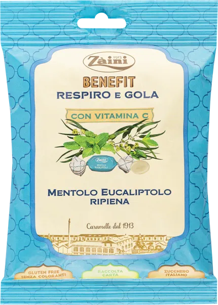 Изображение Карамель Заини эвкалипт ментол Луиджи Заини м/у, 70 г