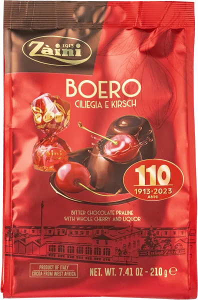 Изображение Конфеты в темном шоколаде Заини вишневый ликер Луиджи Заини м/у, 210 г