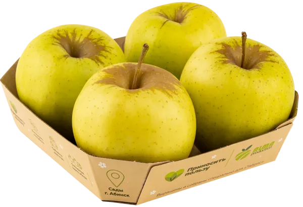 Изображение Фрукт калибр 70+ Табрис яблоко голден Алма Продакшн к/у, 4 шт