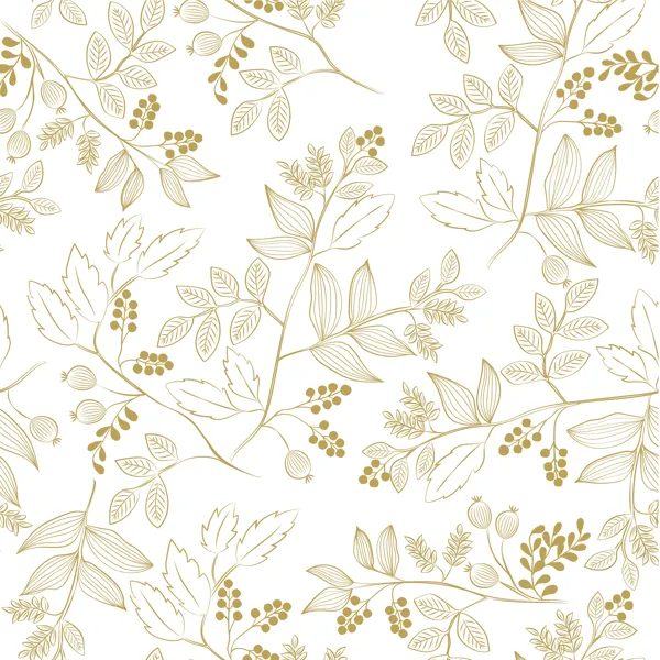 Изображение Бумага 70*100см упаковочная Би Смарт веточки джун кремовая Созидание м/у, 1 шт