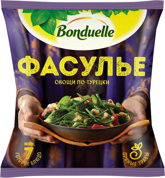 Изображение Овощная смесь замороженная Бондюэль Фасулье Бондюэль м/у, 400 г