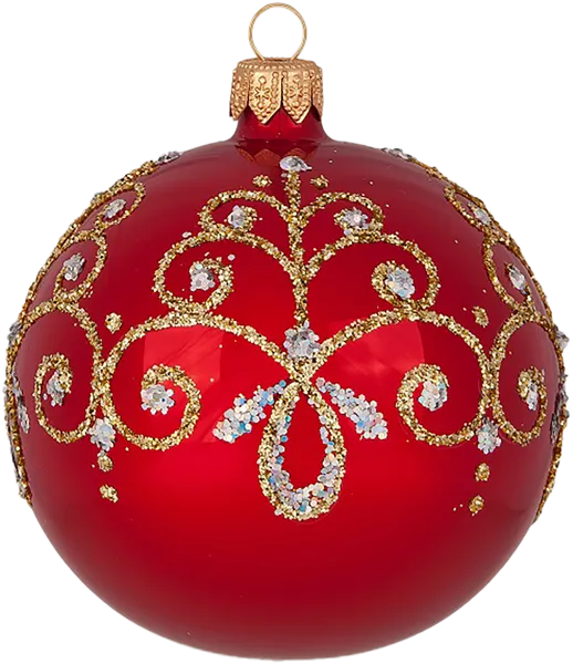 Изображение Шар 5 Феерия стекло Ёлочка Д85мм С2112 Клинская игрушка к/у, 1 шт