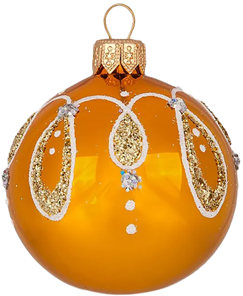 Изображение Шар 3 Дебют стекло Ёлочка Д62мм С2082 Клинская игрушка к/у, 1 шт