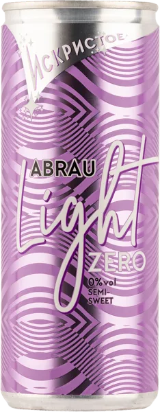 Изображение Напиток белый игристый п/сл Абрау Лайт зеро безалкогольный ООО Лоза ж/б, 0,25 л