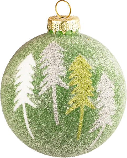 Изображение Шар 8см стекло Хофф винтервальд елки Хофф Интерьер , 1 шт