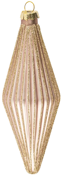 Изображение Елочное украшение 13см стекло Хофф ромб кремово-зеленый Хофф Интерьер , 1 шт