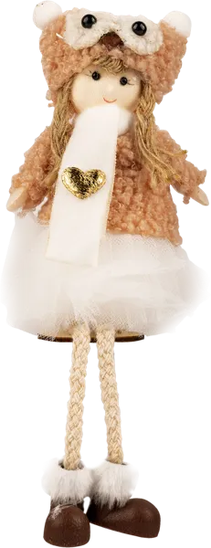 Изображение Фигурка 21см белая Хофф кукла в шубке фэнтези Хофф Интерьер , 1 шт