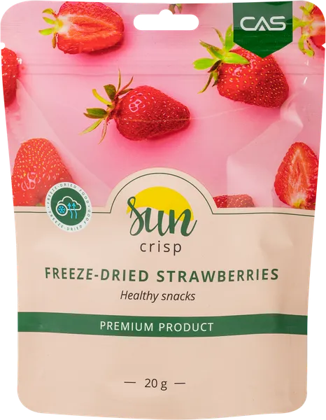 Изображение Сухофрукты сублимированные Сан Крисп клубника РМХ Экспорт м/у, 20 г