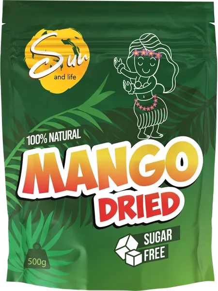 Изображение Сухофрукты сушеные Сан энд лайф манго Виет Дельта м/у, 500 г