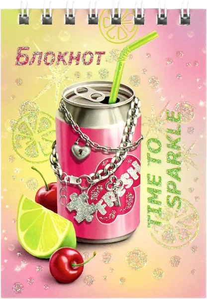 Изображение Блокнот 40л клетка Феникс+ А7 вечеринка напиток Феникс+ , 1 шт