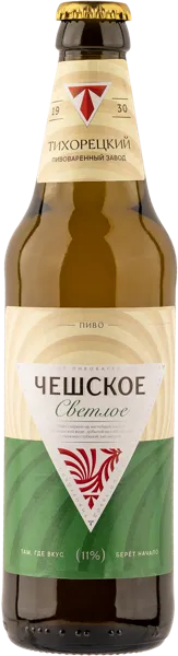 Изображение Пиво светлое Лагер 4,4% Чешское Тихорецкий ПЗ с/б, 0,45 л