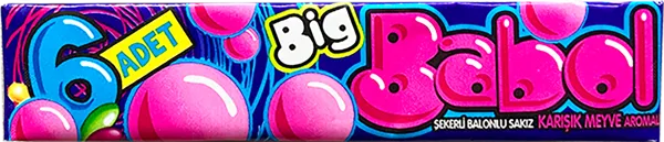 Изображение Жевательная резинка Биг Бабол тутти фрутти Ван Мелле м/у, 27 г