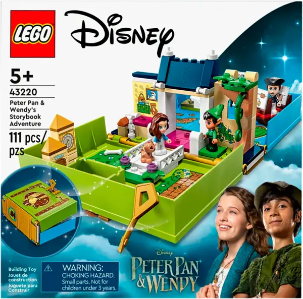 Изображение Конструктор с 5 лет 43220 Лего дисней принцесс приключ питера пена венди Лего к/у, 1 шт