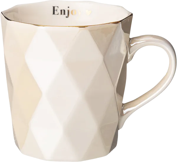 Изображение Кружка 350мл бежевая Лефард энджой перламутровая Лефард , 1 шт