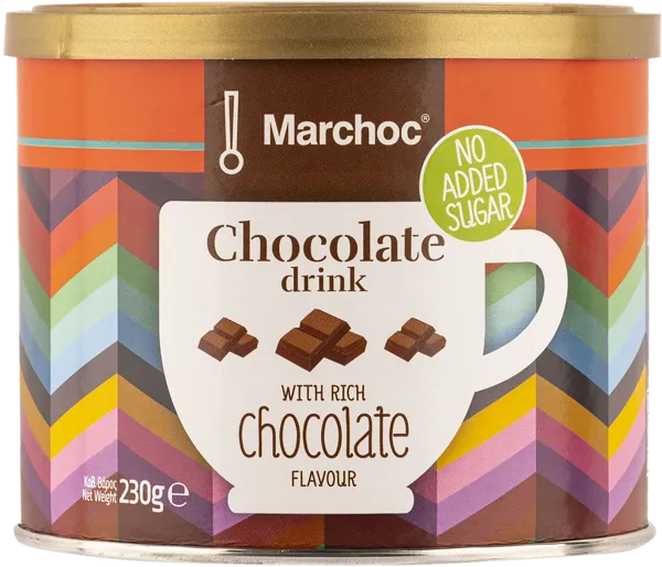 Изображение Горячий шоколад молочный Мархок без сахара Гиалузис С. Лтд ж/б, 230 г