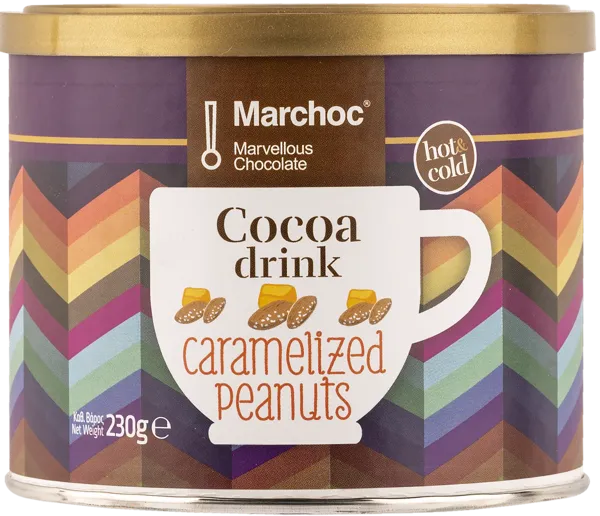 Изображение Горячий шоколад темный Мархок арахис карамелизированный Гиалузис С. Лтд ж/б, 230 г