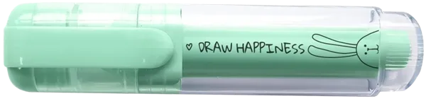 Изображение Текстовыделитель зеленый Би Смарт банни Дженвана Стейшенери , 1 шт