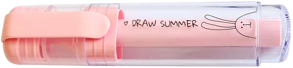 Изображение Текстовыделитель розовый Би Смарт банни Дженвана Стейшенери , 1 шт