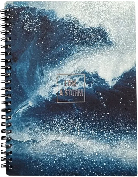 Изображение Тетрадь 120л клетка Би Смарт шторм волна БелКанБи , 1 шт