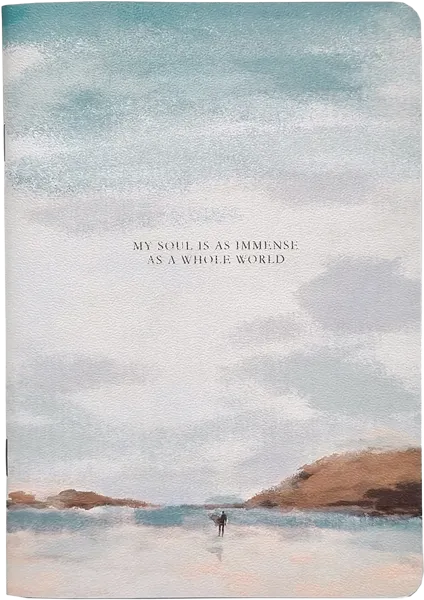 Изображение Тетрадь 40л клетка Би Смарт вайв голубые облака Инфолио Групп , 1 шт