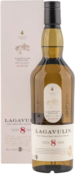 Изображение Виски односолодовый Лагавулин острова 8 лет Диаджео п/у, 0,7 л