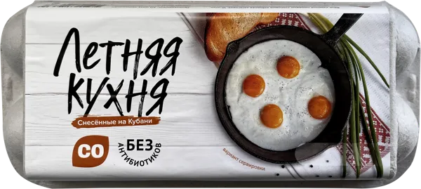 Изображение Яйцо куриное СО Летняя Кухня отборная категория Лабинский ППЗ к/у, 10 шт