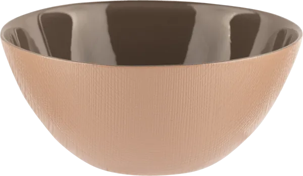 Изображение Салатник 15см стекло Табрис текстил розовый мокко Аксам , 1 шт