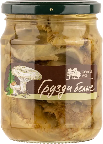 Изображение Грузди соленые Таежный сбор белые резаные Тайга-Продукт с/б, 500 г