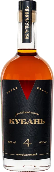 Изображение Коньяк 40% Кубань 4 года Новокубанский с/б, 0,5 л