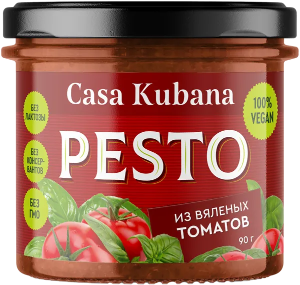 Изображение Соус песто Каза Кубана из вяленых томатов Другой продукт п/б, 90 г