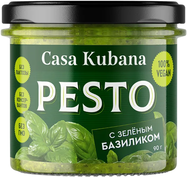 Изображение Соус песто Каза Кубана из базилика Другой продукт п/б, 90 г
