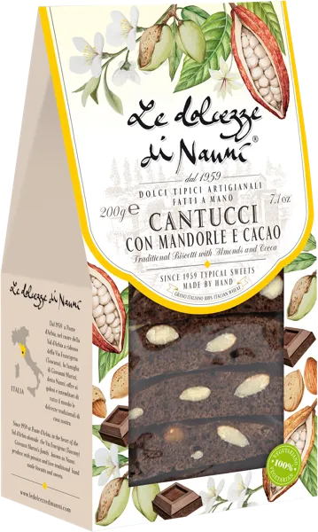 Изображение Кантуччи печенье Дольчезе ди Нанни миндаль какао Дольчезе ди Нанни кор, 200 г