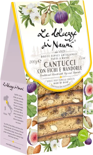Изображение Кантуччи печенье Дольчезе ди Нанни инжир миндаль Дольчезе ди Нанни кор, 200 г