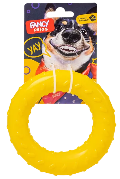 Изображение Игрушка 13см для собак Фэнси петс кольцо Страна игрушек к/у, 1 шт