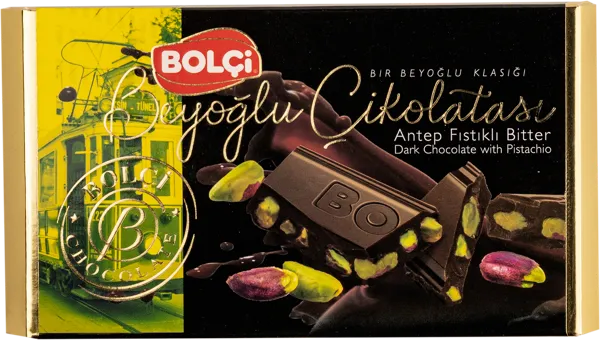 Изображение Шоколад темный 55% Болчи фисташка Болчи Чиколата м/у, 150 г