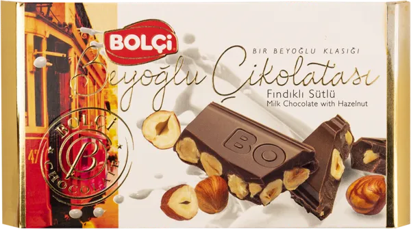 Изображение Шоколад молочный 30% Болчи фундук Болчи Чиколата м/у, 150 г