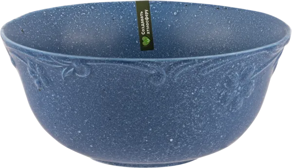 Изображение Миска 20см синяя Табрис сид блоссом с рельефом Ловингхоум , 1 шт