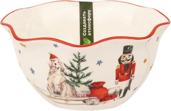 Изображение Салатник 12см белый Табрис щелкунчик лошадка фигурны Ловингхоум , 1 шт