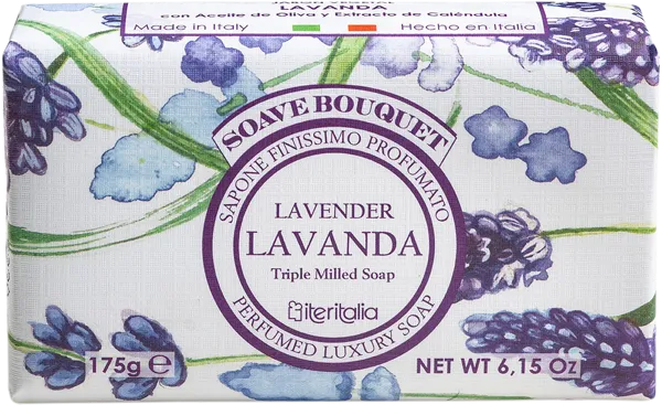 Изображение Мыло туалетное Айтериталия нежный букет лаванды БиСиЭс м/у, 175 г