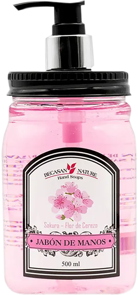 Изображение Мыло жидкое для рук Бекасан нейче сакура БиСиЭс п/у, 500 мл